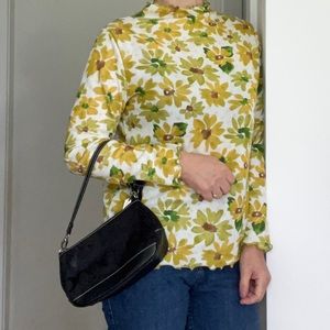 Reversible floral top